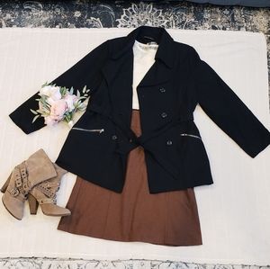 Classic Wool Blend Pea Coat